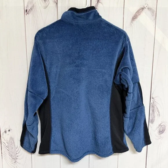 Patagonia Women’s R2 Vintage Jacket XL Blue Black USA EUC - Picture 4 of 11